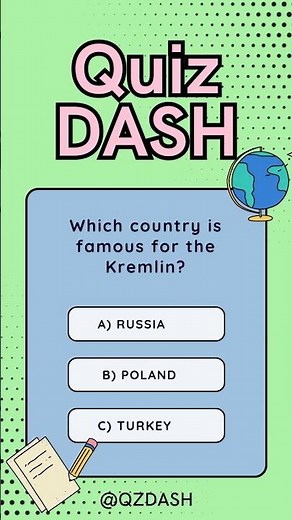 🏰 Which Country Is Famous for the Kremlin? | Quick Country Quiz 🌍❓