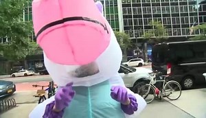 105K views · 2.8K reactions | Just To Make You Smile. When you wear an 8 foot inflatable unicorn costume on the streets of New York, things get very interesting. @tonyroe6364 @pix11news @spooktacularcreations #unicorn | Ben Aaron | Facebook