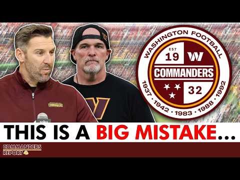 The Washington Commanders Are Making A BIG MISTAKE This Offseason, But There’s Still Time To Fix It