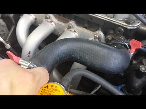 How to fix collapsed radiator hose Lancer