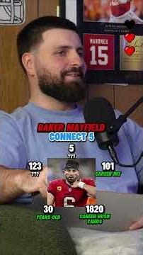 How Do These FIVE Numbers Connect To Baker Mayfield?🤔🏈 #bakermayfield #nflshorts