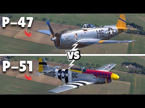 P-47 Thunderbolt vs P-51 Mustang: Which Was Better?