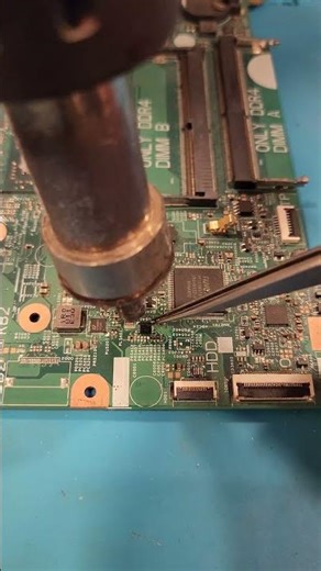 SMD #asus #laptop #electronic #repair #soldering #asmr