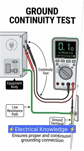how to check ground continuity with a multimeter | ground continuity test kya hota hai