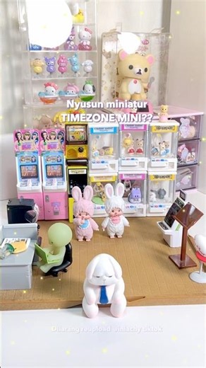 Nyusun miniatur Timezone buat mainan aku?! #mini #mainan #toys