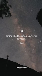 Because it is. | Insight Timer