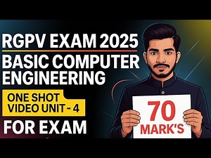 basic computer engineering | ONE SHOT VIDEO | BCE UNIT - 4