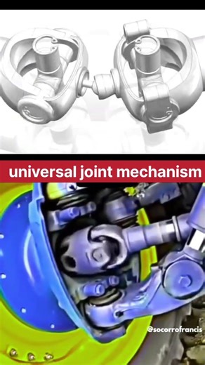 Universal join mechanism #3D design #automobile #working