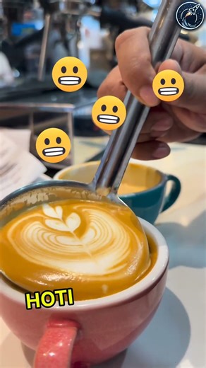 This Man decided to Transfer design from one cup of Coffee to another 😱🫡 #respect #shorts #ytshorts