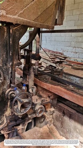 Precision Wood Cutting: How a Vertical Band Saw Turns Solid Timber into Lumber