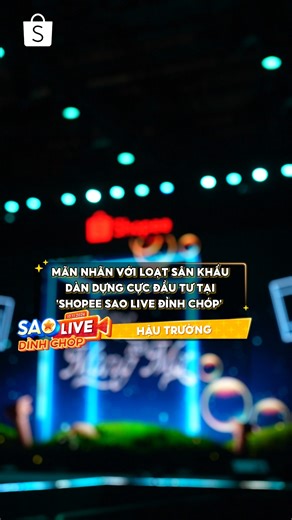 Nhìn là đắm say, ngắm là say đắm với loạt sân khấu siêu mãn nhãn cho 'Shopee Sao Live Đỉnh Chóp' tối 10.11 🥰#ShopeeSaoLiveDinhChop | Shopee