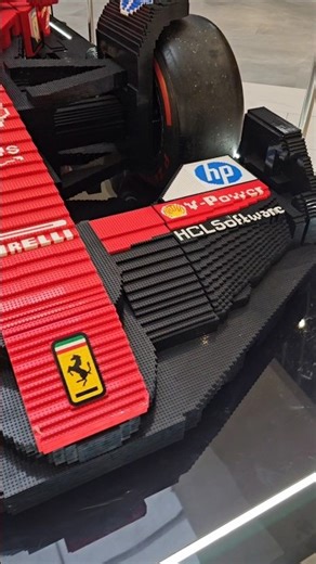 1:1 Scale LEGO Ferrari SF-24 F1 Car in Real Life (Iași) #shorts ‪@TopBrickBuilder‬