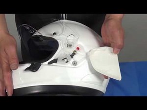 How To Replace An Arai RX7-V VAS V Holder Set / Side Pods