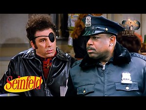 Kramer copies a cop's look | Seinfeld (1989)