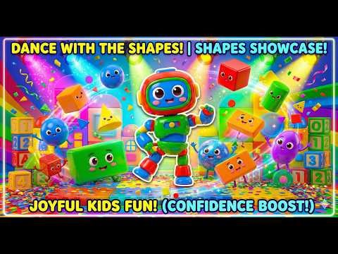 Watch Shapes Dance with Robot 🤖 | Kids Learning Video