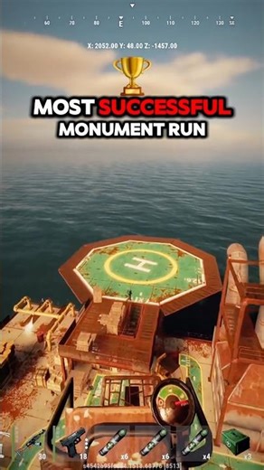 My Most Successful Monument Run in Rust 2026 #shorts #gaming #rust