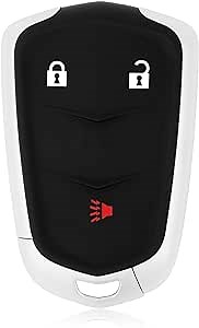 Replacement for 2015 2016 Cadillac SRX Key Fob Remote Control HYQ2AB 3 Buttons 315MHz