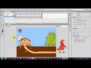 Animación en Flash cs6 con escenas y botones