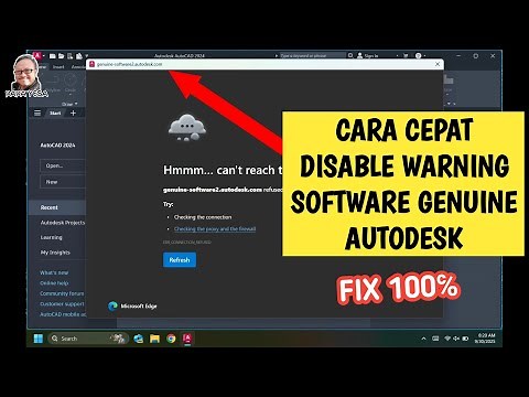 Fix 100% 2025 | Atasi AUTOCAD 2024 genuine software2.autodesk