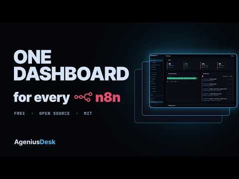 One Dashboard for EVERY n8n You Run (Free & Open Source)