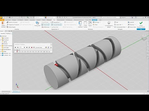 Design Concept|Self Reversing Screw|Inventor Studio