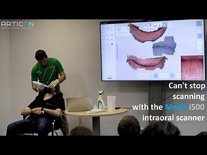 Can't stop scanning with the Medit i500 intraoral scanner