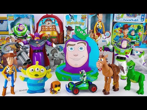 Unboxing Disney Pixar Toy Story toy collection ASMR | Woody & Bullseye & Mystery Buzz Lightyear Box