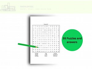 Over 150 Pet Word Search Puzzle Bundles - Printable PDF
