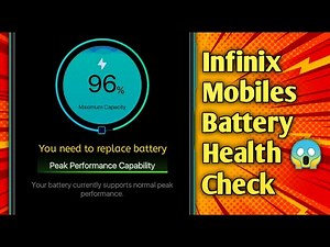 Infinix Mobiles Battery Health Check | Check Every Infinix Mobile Battery Health
