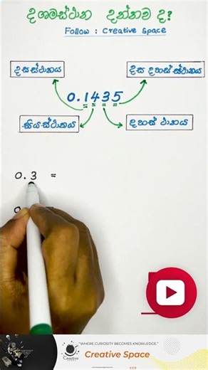 Decimal Places 😲 දශමස්ථාන Confuse ද? 🔥 #shorts #mathstricks #shortvideo