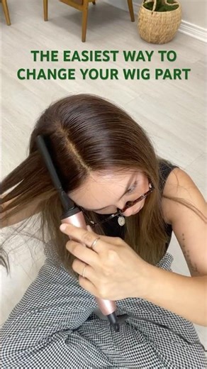 The easiest way to change your wig hair part!