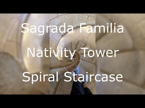 Sagrada Familia Tower Staircase