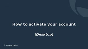 How to activate your account