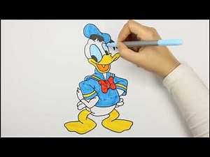 How to draw Donald Duck