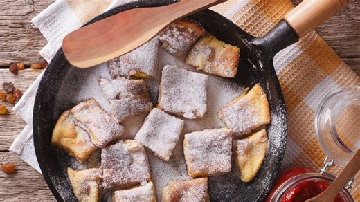 Klasszikus, palacsintatésztás császármorzsa: egy falat gyerekkor