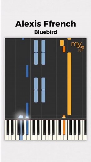 Bluebird (Alexis Ffrench) - Piano tutorial