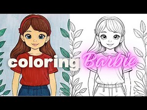 🎨 Color This Cute Little Girl! | Free Printable Coloring Pages for Kids 🌈