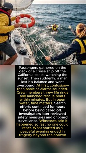 The Cruise Deck Was Crowded… Then He Fell