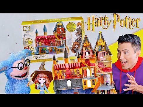 New Wizarding World of Harry Potter Magical Minis Hogwarts Castle Interactive Playset | Toy Unboxing