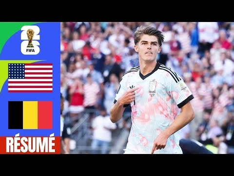 États-Unis vs Belgique 1-4 Résumé et Buts | Coupe du Monde 2026 8es de Finale