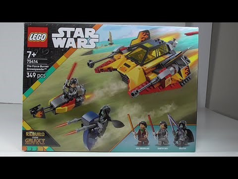 LEGO 75414 The Force Burner Snowspeeder REVIEW !!