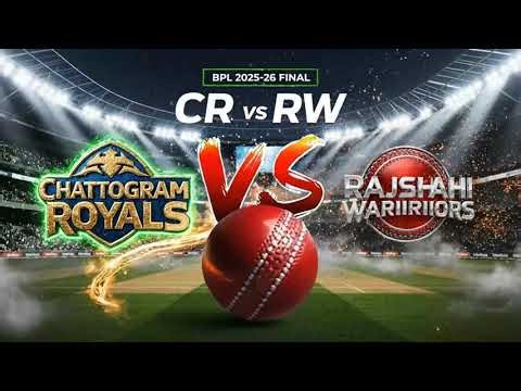 CR vs RW | Final T20 | BPL 2025-26 Intro