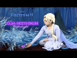 Frozen 2 - Elsa meets Bruni, The Fire Spirit Salamander | Elsa Magical Powers