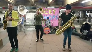 ‘The Lucky Chops’ hit the NYC Subway (@theluckychops) | Exclusive Network | Facebook