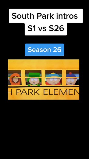 Season 1 vs Season 26 intro🔥 #southpark #cartman #ericcartman #southparkfullepisodes #southparkbestclips #cartmansouthpark #southparkfunnymoments