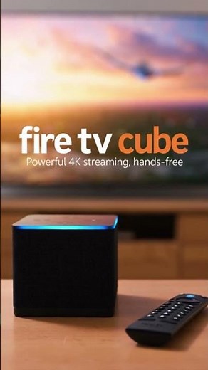 Fire TV Cube – Amazon 4K Ultra HD Streaming Device with Hands