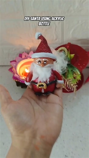Diy cute mini santa |Diy Christmas decor 🌲 | Chistmas decor