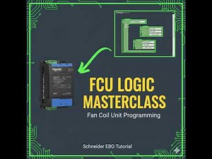 Schneider EBO Tutorial: FCU Programming & FBD Logic (Fan Coil Unit Deep Dive)
