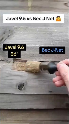 Javel 9.6 vs Bec J-net sur le bois 🪵