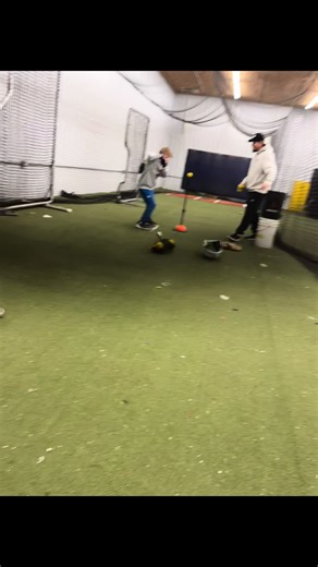 Baseball training for 2026 has started! They are excited to be back at it after a little holiday break! We can’t wait for baseball season! ⚾️💪🏻💙 #baseballlessons #puttinginthework